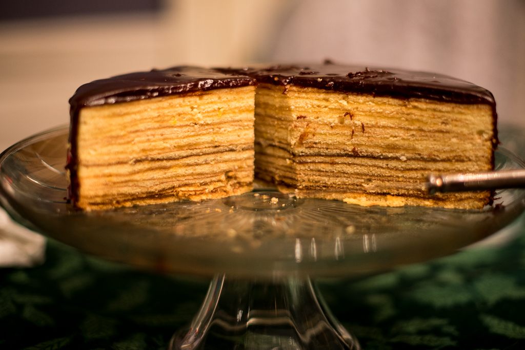 GIANT 20 Layer Chocolate Peanut Butter Cake